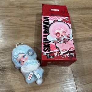 Skull Panda Winter Symphony Plush Toy - Blue